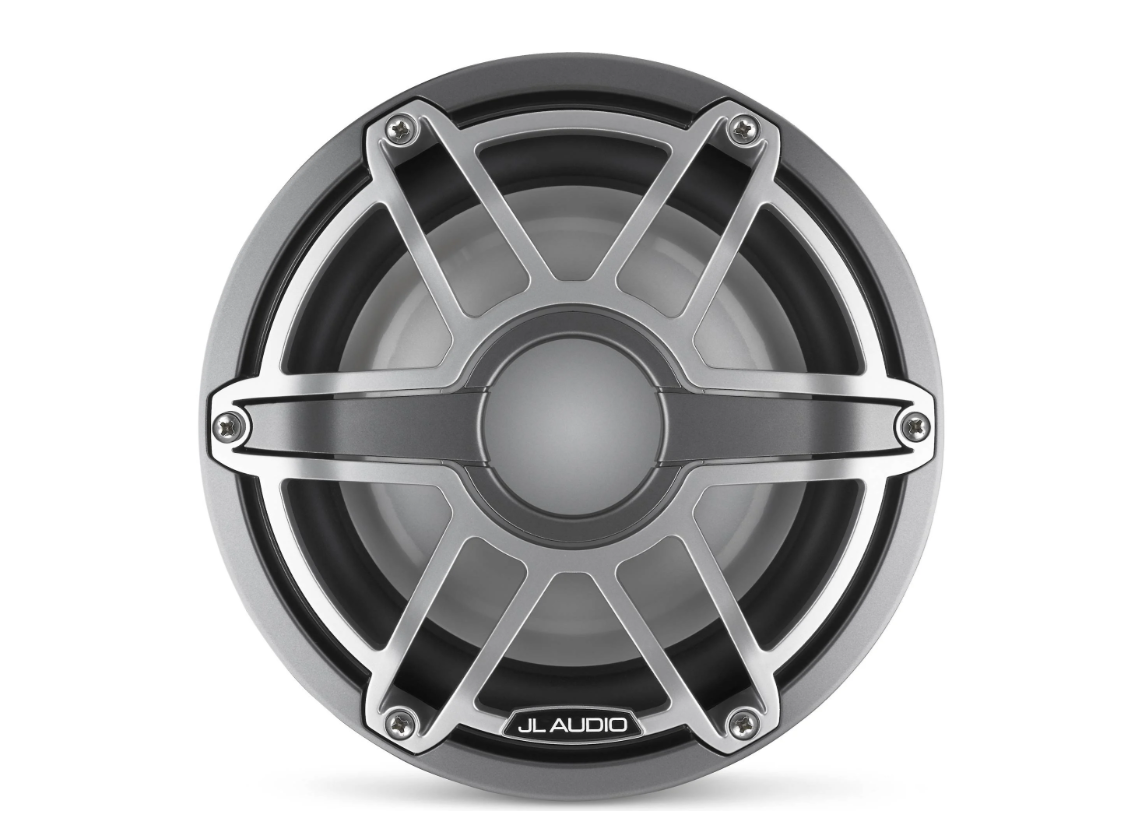 Suncoast Marine and Auto offers JL Audio M6 8" Marine Subwoofer w/Titanium Sport Grille - M6-8IB-S-GmTi-4 [010-03275-00] M6-8IB-S-GmTi-4 8" Marine Subwoofer Driver, Gunmetal & Titanium Sport Grille. Model # 19432590 
