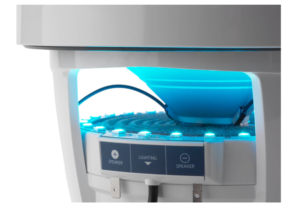 JL Audio M6-8IB-S-GwGw-i-4 M6 Series 8" marine subwoofer with LED light — optimized for free-air applications (Gloss White Sport Grille). MFR # 010-03081-00.