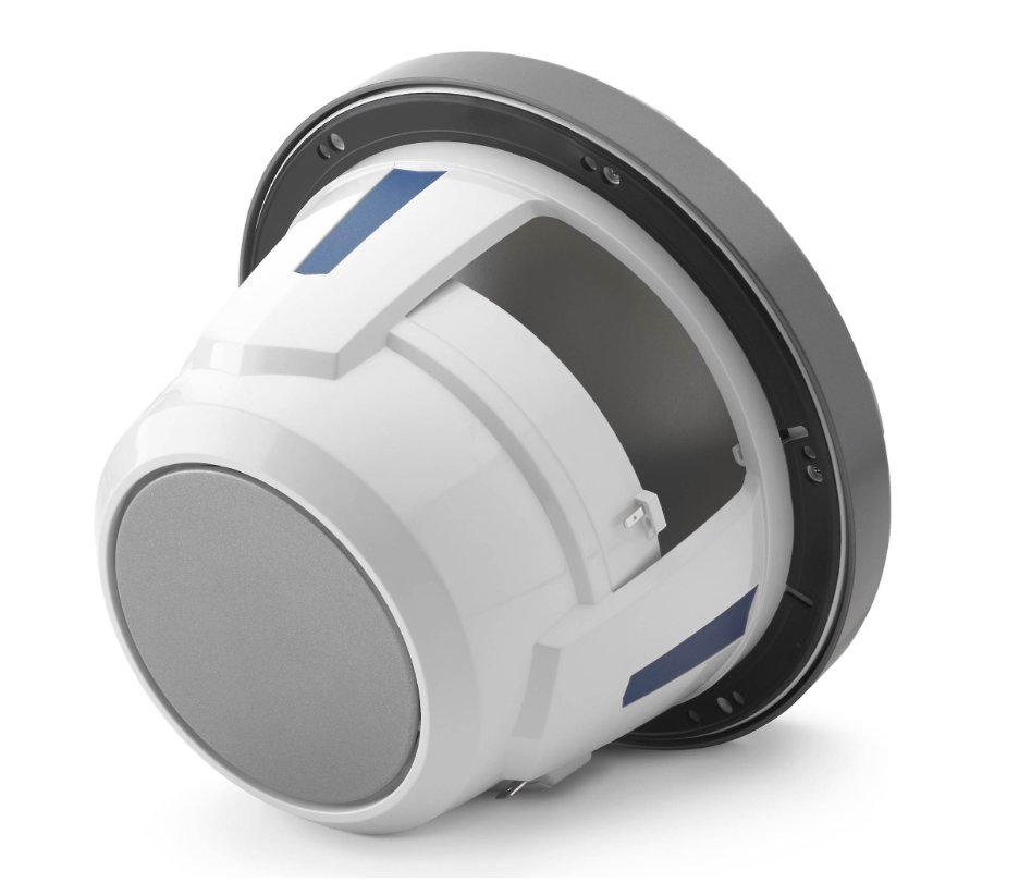 Suncoast Marine and Auto offers JL Audio M6 8" Marine Subwoofer w/Titanium Sport Grille Transflective LED Lighting - M6-8IB-S-GmTi-i-4 [010-03082-00] M6-8IB-S-GmTi-i-4 8" Marine Subwoofer Driver, Gunmetal & Titanium Sport Grille with RGB LED Lighting. Model # 19432608 