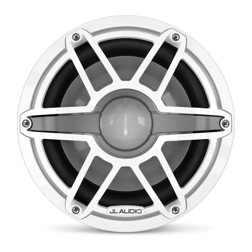 Suncoast Marine and Auto offers JL Audio M6 Marine Subwoofer 10" with White Sport Grille (M6-10IB-S-GwGw-4)