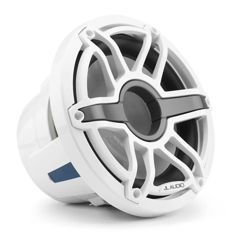 Suncoast Marine and Auto offers JL Audio M6 Marine Subwoofer 10" with White Sport Grille (M6-10IB-S-GwGw-4)