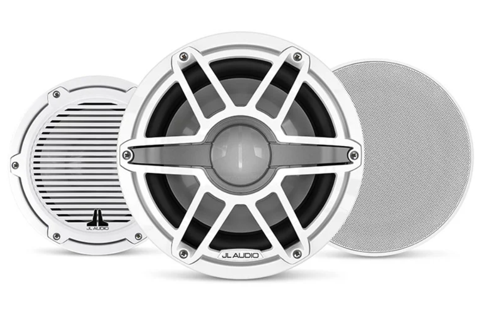 Suncoast Marine and Auto offers JL Audio M6 Marine Subwoofer 10" with White Sport Grille (M6-10IB-S-GwGw-4)