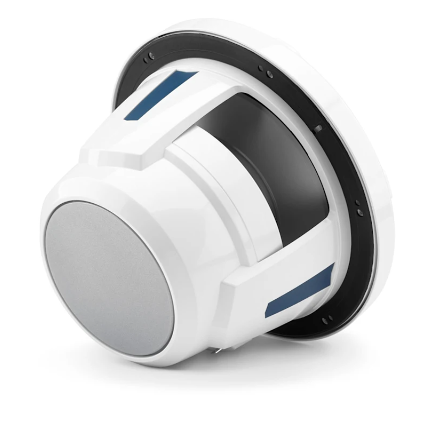 Suncoast Marine and Auto offers JL Audio M6 Marine Subwoofer 10" with LED and White Sport Grille (M6-10IB-S-GwGw-i-4)