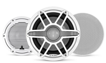Suncoast Marine and Auto offers JL Audio M6 Marine Subwoofer 10" with White Classic Grille (M6-10W-C-GwGw-4)