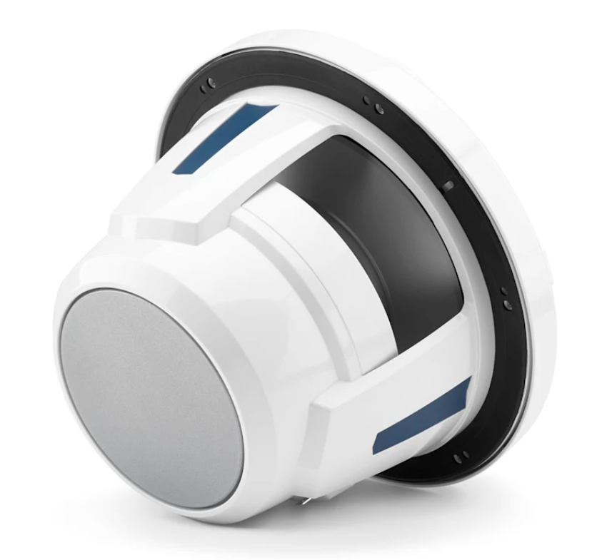 Suncoast Marine and Auto offers JL Audio M6 Marine Subwoofer 10" with LED and White Sport Grille (M6-10W-S-GwGw-i-4)