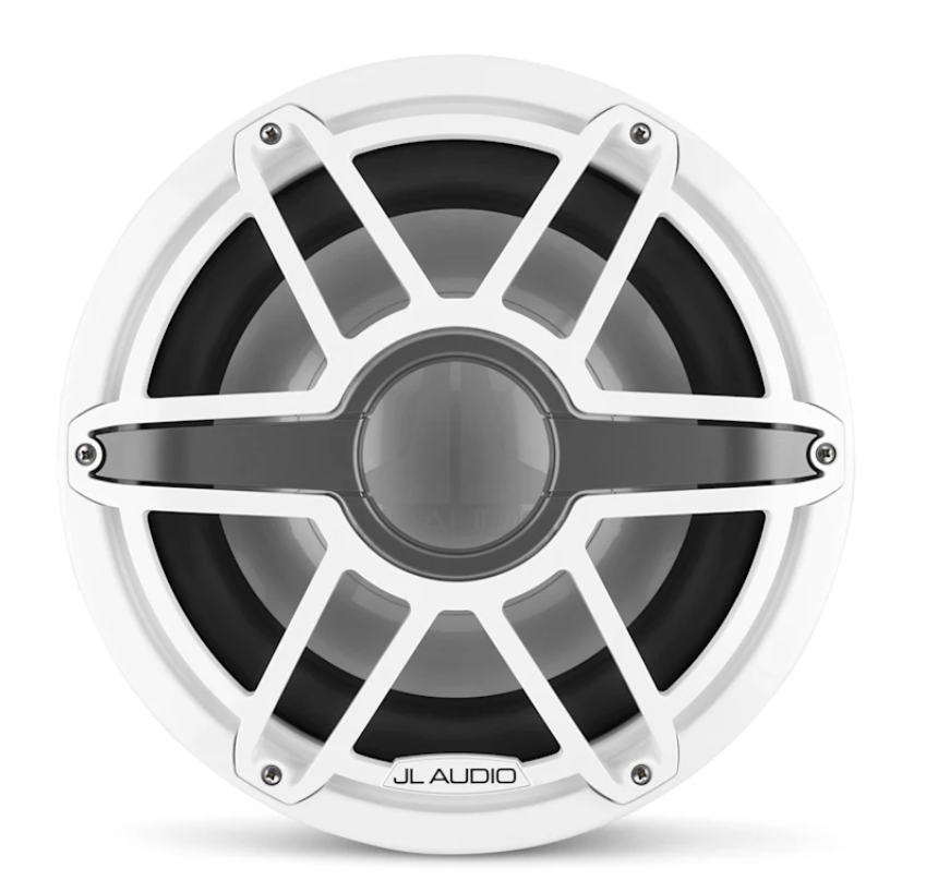Suncoast Marine and Auto offers JL Audio M7 Marine Subwoofer 12" with White Sport Grille (M7-12IB-S-GwGw-4)