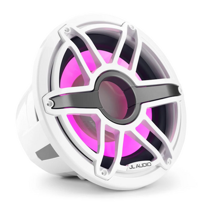 Suncoast Marine and Auto offers JL Audio M7 Marine Subwoofer 12" with LED and White Sport Grille (M7-12IB-S-GwGw-i-4)