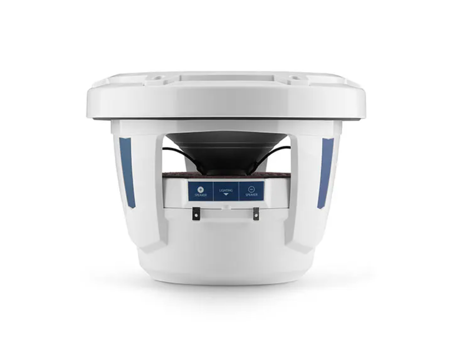 Suncoast Marine and Auto offers JL Audio® M6 Marine Speakers 7.7" with White Luxe Grille (Single) (M6-770X-L-GwSw-Single)