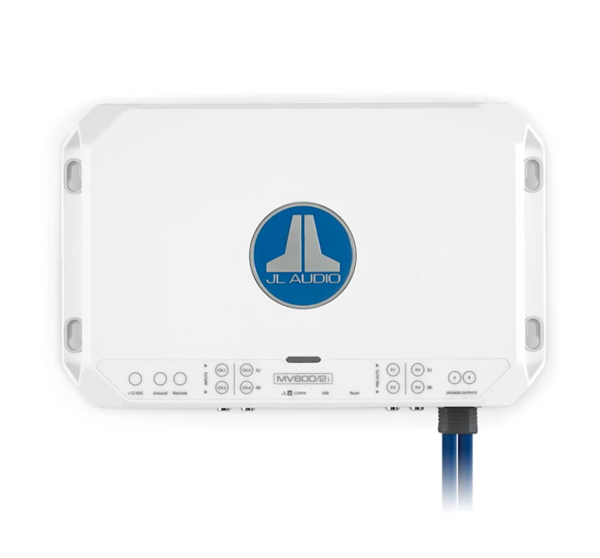 Suncoast Marine and Auto offers JL Audio MVi Marine Amplifier 2 Channel Full-range Marine Amplifier (600 watts) (MV600/2i)