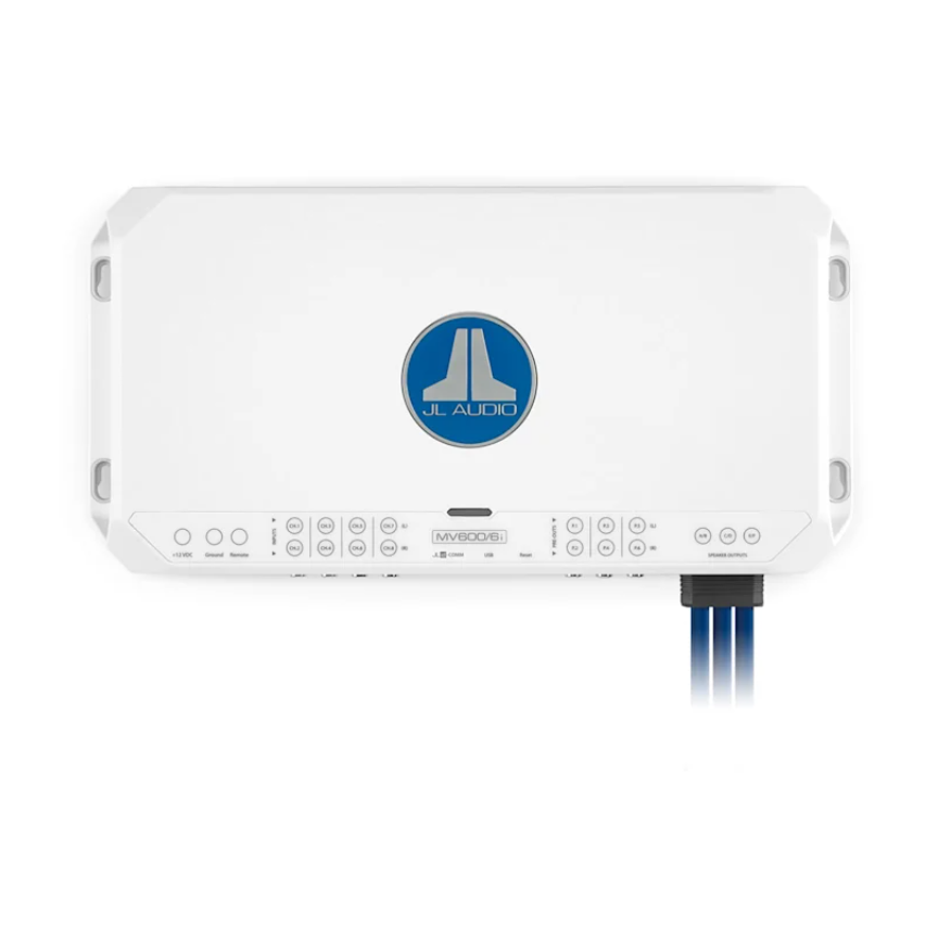 Suncoast Marine Supply offers JL Audio MV600/6i 600W RMS 6-Channel Class-D Marine Amplifier with Integrated DSP