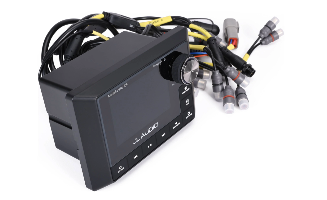 Suncoast Marine and Auto offers JL Audio MediaMaster 105 Weatherproof Source Unit (Full Color LCD Display) (MM105)