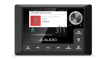 Suncoast Marine and Auto offers JL Audio MediaMaster 105 Weatherproof Source Unit (Full Color LCD Display) (MM105)