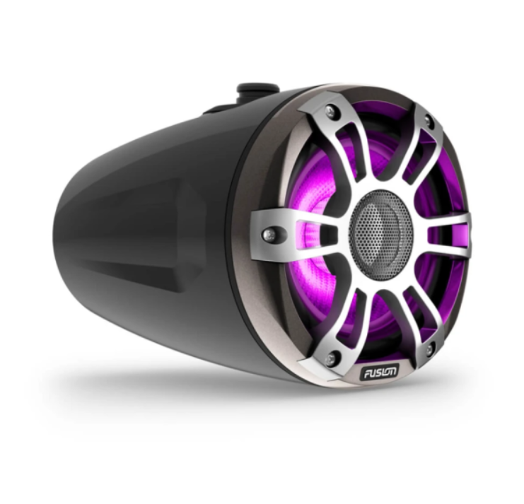 Suncoast Marine and Auto offers Fusion Signature Series 3i 6.5" Wake Tower CRGBW Speakers (Black)
