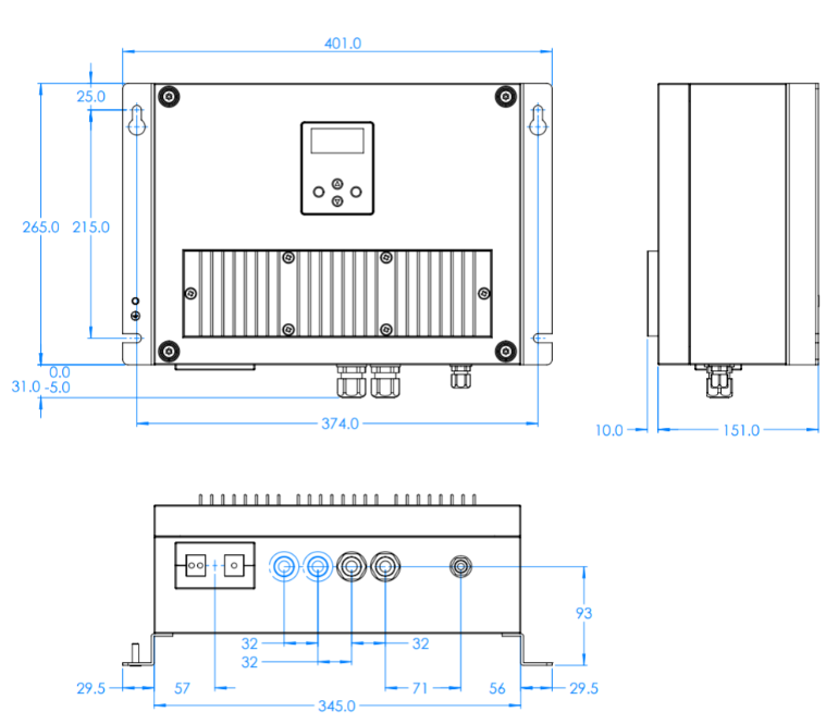 Suncoast Marine and Auto offers Victron Skylla-IP65 12/70 3-Bank 120-240VAC Battery Charger [SKY012070100]