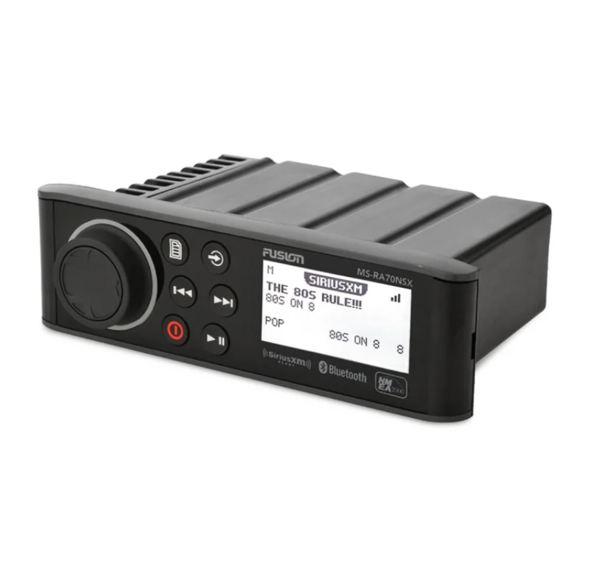 Suncoast Marine and Auto offers Fusion RA70 Series Marine Stereos MS-RA70NSX Marine Stereo with NMEA 2000 and SiriusXM-Ready