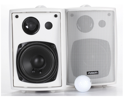 Suncoast Marine and Auto offers Fusion Marine Compact Box Speakers (Pair) (MS-OS420)