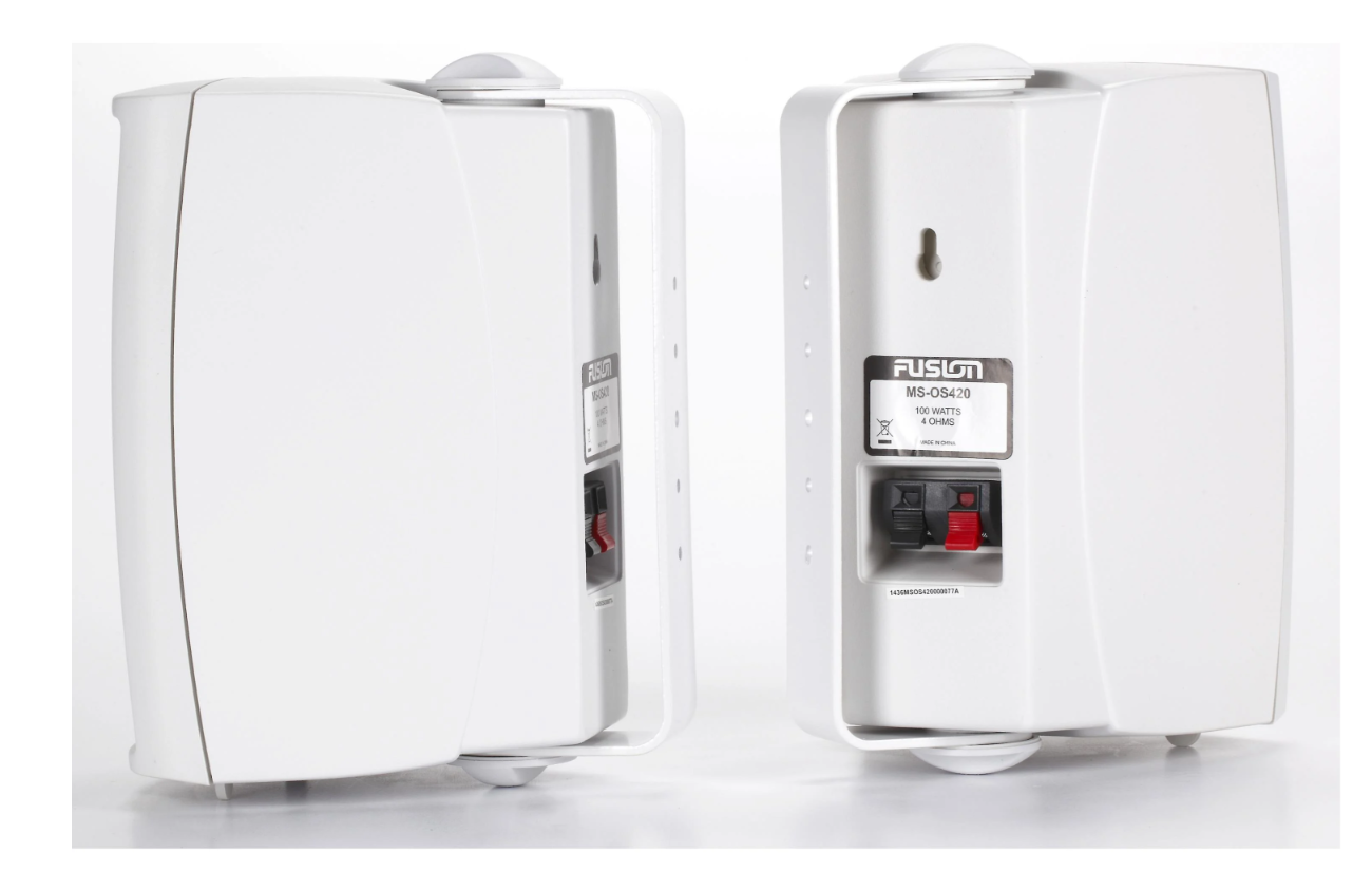 Suncoast Marine and Auto offers Fusion Marine Compact Box Speakers (Pair) (MS-OS420)