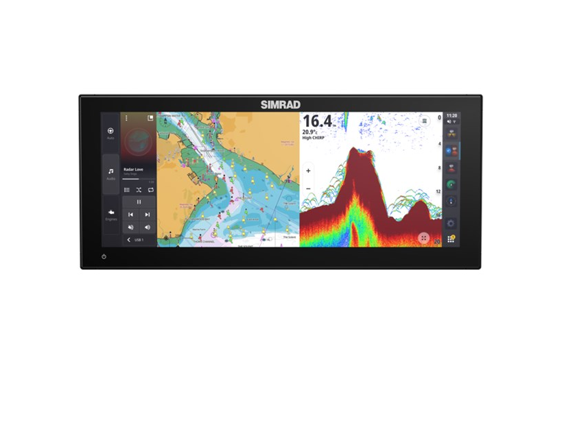 Suncoast Marine and Auto offers Simrad NSX 3015UW Combo w/Active Imaging 3-in-1 Transducer [000-16213-001] The NSX 3015UW is a fully-featured ultrawide display with Active Imaging 3-in-1, a simplified interface, and a new aspect ratio for an immersive experience.