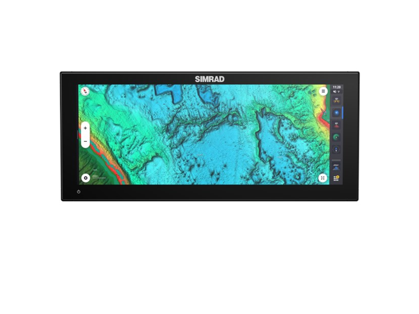 Suncoast Marine and Auto offers Simrad NSX 3015UW Combo w/Active Imaging 3-in-1 Transducer [000-16213-001] The NSX 3015UW is a fully-featured ultrawide display with Active Imaging 3-in-1, a simplified interface, and a new aspect ratio for an immersive experience.