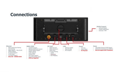 Suncoast Marine and Auto offers Simrad NSX 3012UW Combo w/Active Imaging 3-in-1 Transducer [000-16216-001] The NSX 3012UW is a fully-featured ultrawide display with Active Imaging 3-in-1, a simplified interface, and a new aspect ratio for an immersive experience. Connections explained.