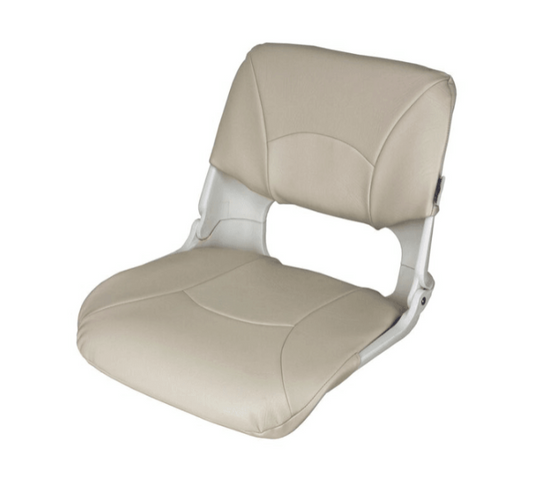 Suncoast Marine and Auto offers SPRINGFIELD Skipper Folding Seat, White Upholstery With White Shell (1061025)