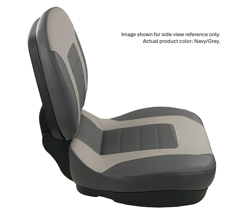 Suncoast Marine and Auto offers Springfield Fish Pro II Low Back Folding Seat - Navy/Grey [1041519]