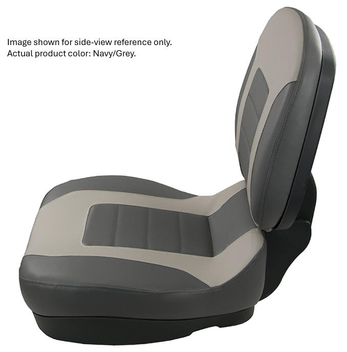 Suncoast Marine and Auto offers Springfield Fish Pro II Low Back Folding Seat - Navy/Grey [1041519]