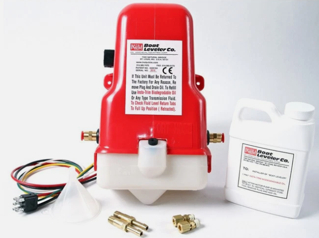 Suncoast Marine Supply offers Boat Leveler 12VDC Universal Trim Tab Pump with Oil and Hose Fittings (12700-UNIV)