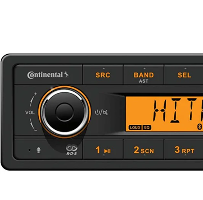 Suncoast Marine Supply offers Continental Stereo 12V w/AM/FM/BT/USB (Harness Included)