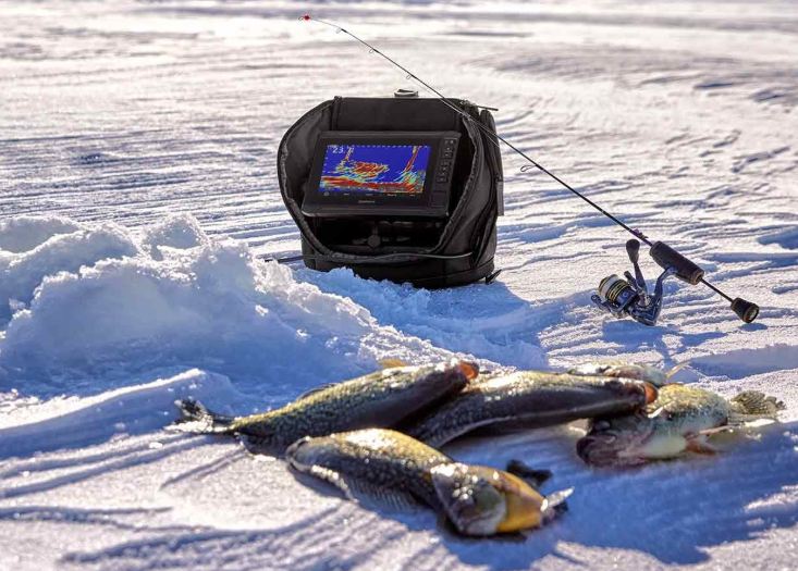 Suncoast Marine Supply offers Garmin Panoptix PS22-IF 7" Ice Fishing Bundle