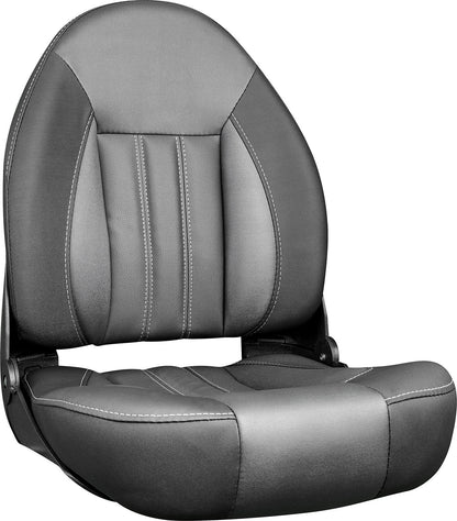 TEMPRESS ProBax Folding Boat Seat (68472) Black and charcoal