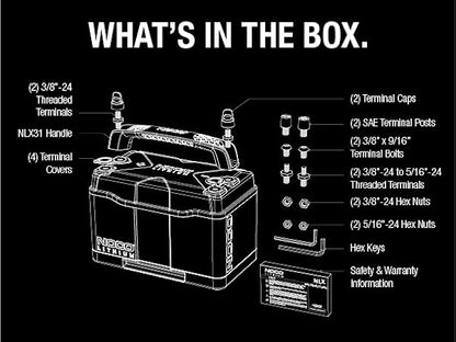 Suncoast Marine and Auto offers NOCO 12V 120Ah 12V Lithium-Ion LiFePO4 Dual-Purpose Battery NLX31