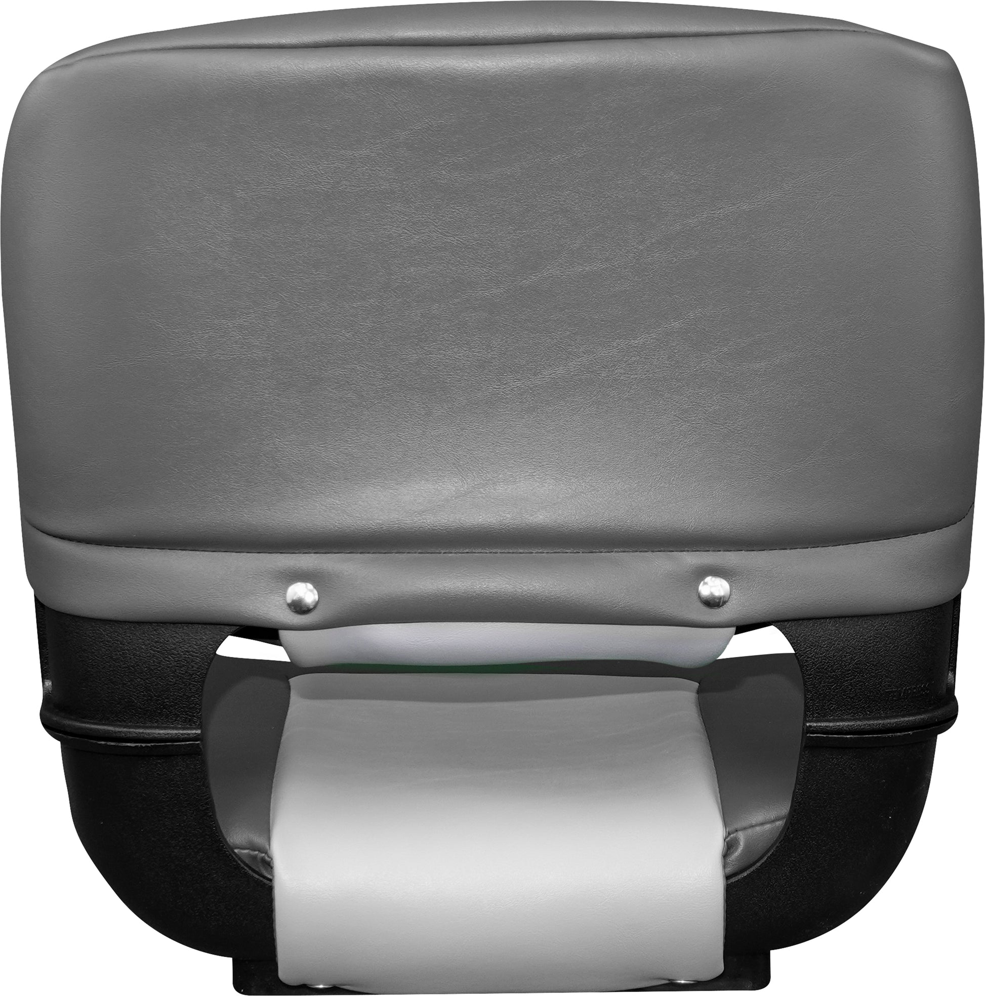 TEMPRESS All-Weather High Back Folding Boat Seat (45608) Charcoal and Gray