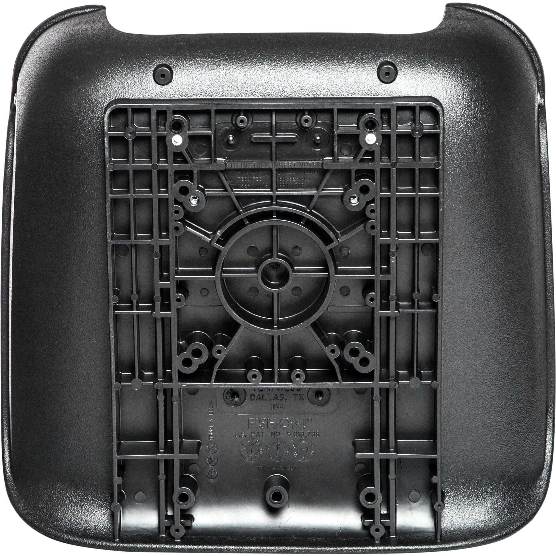 TEMPRESS All-Weather High Back Folding Boat Seat (45608) Charcoal and Gray