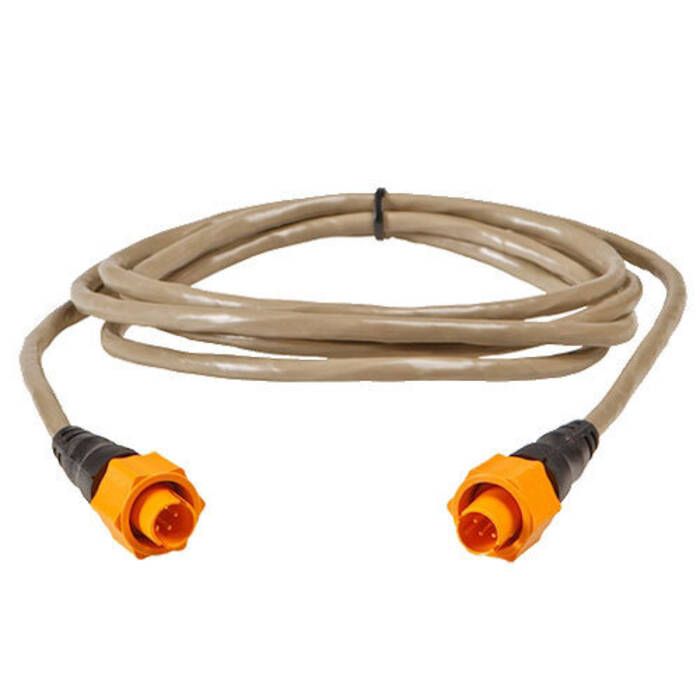 6 ft Ethernet Cable (ETHEXT-6YL) (000-0127-51) 6 foot Extension cable fits all 2007 and newer Ethernet-enabled Lowrance units with 5-pin yellow connector.