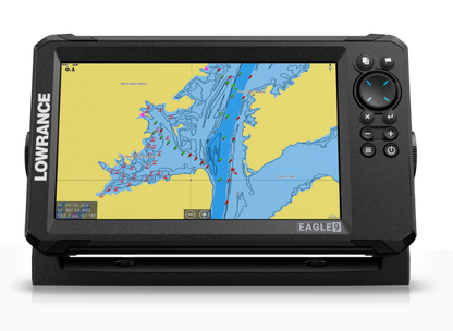 Suncoast Marine and Auto offers Lowrance Eagle 9 w/TripleShot Transducer Inland Charts [000-16126-001]