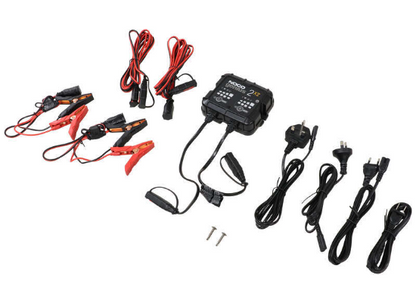 Suncoast Marine and Auto offers NOCO 2-Bank, 4-Amp Battery Charger GENIUS2X2