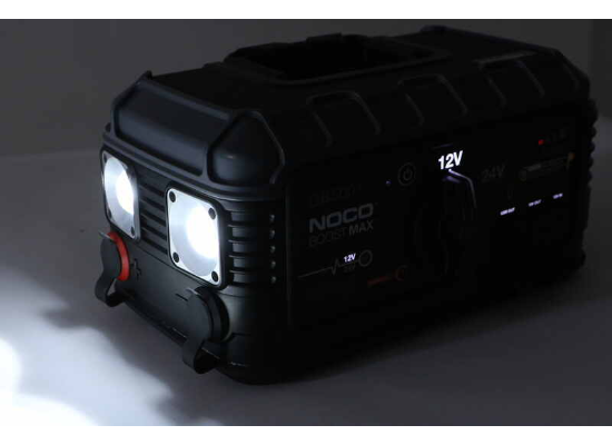 Suncoast Marine and Auto offers NOCO Boost Max 6250 Amp 12V and 24V UltraSafe Lithium Jump Starter for GB500+