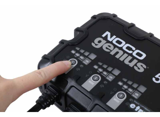 Suncoast Marine and Auto offers NOCO Genius Onboard Waterproof Marine Battery Charger, 15 Amp, 12V, 3-Bank GEN5X3