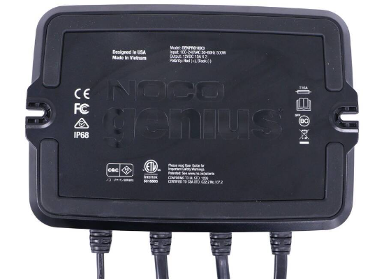 Suncoast Marine and Auto offers NOCO Genius Onboard Waterproof Marine Battery Charger 30 Amp, 12V, 3-Bank GENPRO10X3
