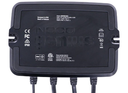 Suncoast Marine and Auto offers NOCO Genius Onboard Waterproof Marine Battery Charger 30 Amp, 12V, 3-Bank GENPRO10X3