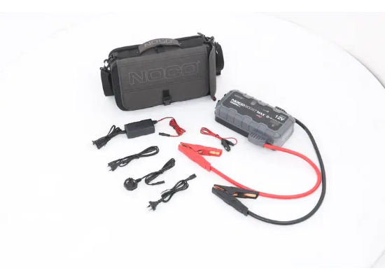 Suncoast Marine and Auto offers NOCO Boost Max 5250 Amp 12-Volt UltraSafe Portable Lithium Jump Starter Kit GB250+