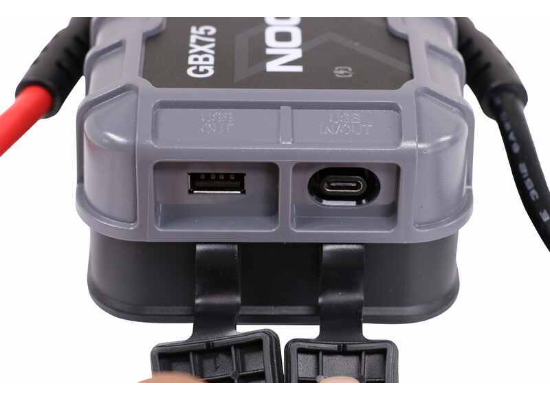 Suncoast Marine and Auto offers NOCO Boost X 2500A 12V UltraSafe Portable Lithium Jump Starter and Cables GBX75