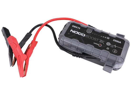 Suncoast Marine and Auto offers NOCO Boost X 2500A 12V UltraSafe Portable Lithium Jump Starter and Cables GBX75
