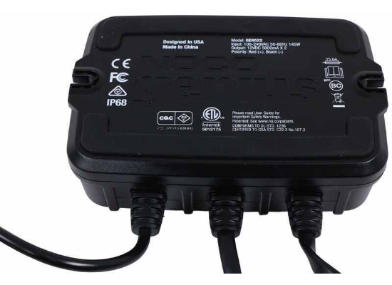 Suncoast Marine and Auto offers NOCO Genius 12V Onboard Waterproof Marine Battery Charger, 10 Amp, 2-Bank GEN5X2