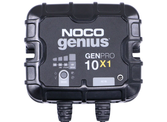 Suncoast Marine and Auto offers NOCO Genius 1-Bank 10A Marine 12V Waterproof Onboard Boat Charger GENPRO10X1