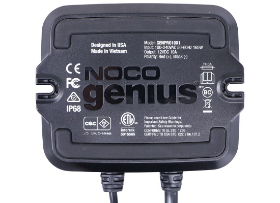 Suncoast Marine and Auto offers NOCO Genius 1-Bank 10A Marine 12V Waterproof Onboard Boat Charger GENPRO10X1