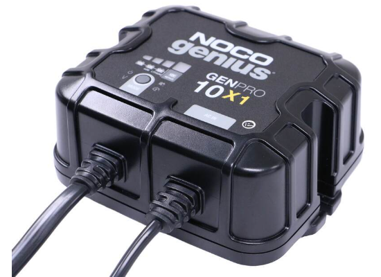 Suncoast Marine and Auto offers NOCO Genius 1-Bank 10A Marine 12V Waterproof Onboard Boat Charger GENPRO10X1