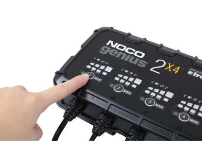 Suncoast Marine and Auto offers NOCO 4-Bank Smart Car Battery Charger, 6V/12V GENIUS2X4