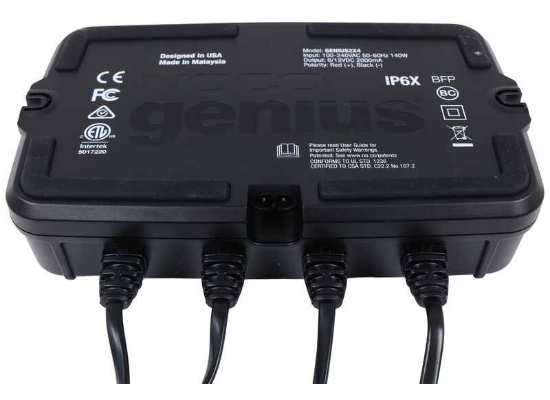 Suncoast Marine and Auto offers NOCO 4-Bank Smart Car Battery Charger, 6V/12V GENIUS2X4